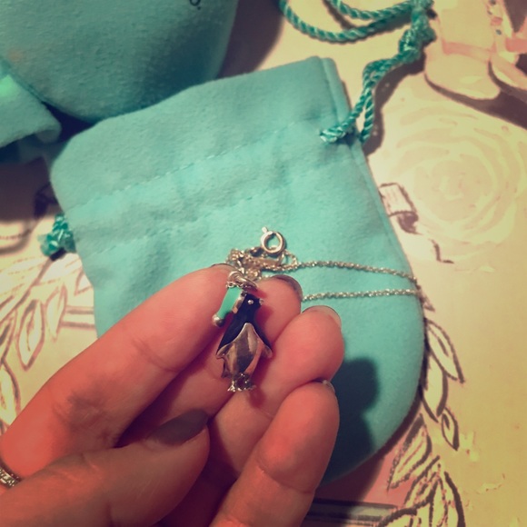 Tiffany Silver Penguin Necklace 